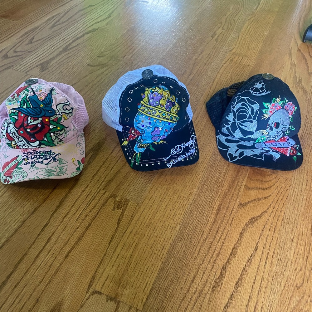 Vintage Ed Hardy Hats